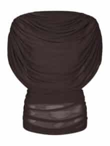 Neo Noir Cottuna Mesh Bluse - Brun