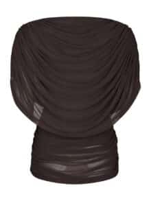 Neo Noir Cottuna Mesh Bluse - Brun1