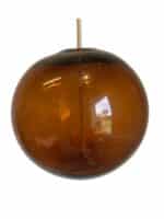 Nordic by Hand Brun Glas Kugle 10 cm