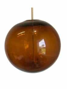 Nordic by Hand Brun Glas Kugle 10 cm