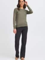 Fransa Zubasic Cardigan - Olive4