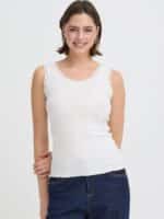 Fransa hizamond Top - Hvid2