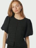 Neo Noir Ane Blucle Bluse - Sort2