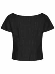 Neo Noir Tango Boucle Bluse - Sort1