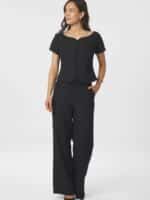Neo Noir Tango Boucle Bluse - Sort4