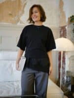 Neo Noir Viole blonde top - Sort5