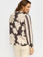 2-Biz Mava Bluse - Dark Brown1