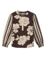 2-Biz Mava Bluse - Dark Brown3