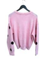 Boho Love Strikcardigan b1320 - Pink Dot1