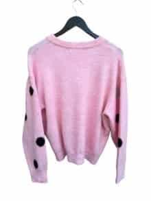 Boho Love Strikcardigan b1320 - Pink Dot1