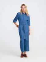 Costa Mani Bukser Foxglove - Denim Stripe1