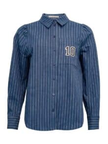 Costa Mani Skjorte Foxglove - Denim Stripe