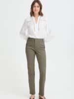 Fransa Bukser Zenia - Smokey Olive4