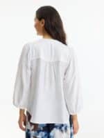 In Front Claire Bluse - Hvid1