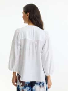 In Front Claire Bluse - Hvid1