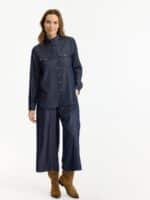 In Front Hannah Jakke - Denim2