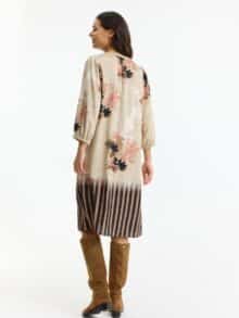 In Front Kjole Berta - Sand1