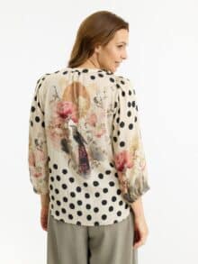 In Front Pauline Bluse - Creme1
