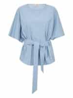 Mos Mosh bluse Rikas Roy - Light Blue