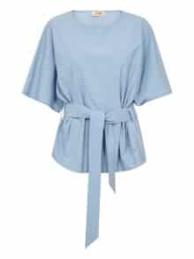 Mos Mosh bluse Rikas Roy - Light Blue