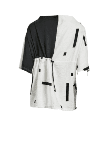 My soul Bluse Beam 0166 - Farve black - white