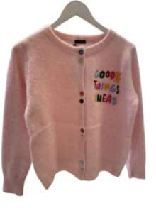 Qnuz Cardigan Good Things Ahead - Rosa