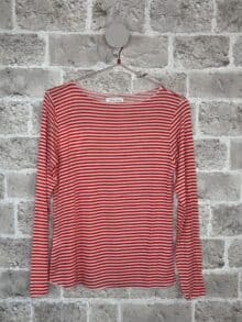 Cabana Living Bluse Stripe Cash - Rød