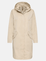 Camel Active W 7F13 Coat beige damejakke overgangsjakke klassisk frakke neutral stil skandinavisk look