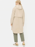 Camel Active W 7F13 Coat beige damejakke overgangsjakke klassisk frakke neutral stil skandinavisk look 4