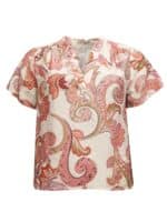 Costa Mani Bluse Daffodil - Pink Flower