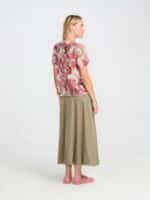 Costa Mani Bluse Daffodil - Pink Flower2