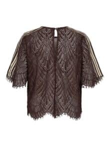 Co´Coture Bluse Leti Lace - Brun1