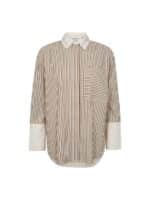 Co´Couture Avara Stripe Shirt - Brun