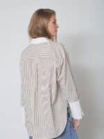 Co´Couture Avara Stripe Shirt - Brun3