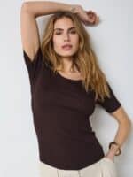 Co´Couture Bluse Claire - Brun2