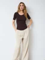 Co´Couture Bluse Claire - Brun3