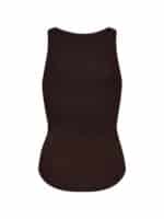 Co´Couture Claire Rib Top - Brun1