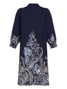 Fransa Kjole Frdara - Navy Paisley1