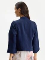 In Front Jakke Lisa - Dark Blue1