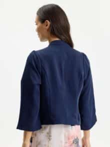 In Front Jakke Lisa - Dark Blue1