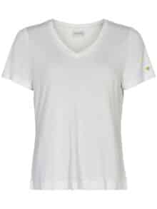 In Front T-Shirt Nina V-Neck - Hvid