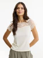 In Front Yvonne Top - Off-White