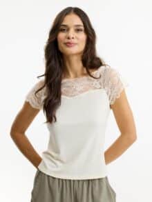 In Front Yvonne Top - Off-White