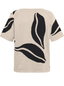 Mansted Levi strik Black – klassisk og blød sort strikbluse fra Mansted 1