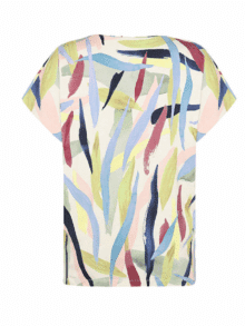 Mansted Priya T-shirt Light Oat – blød og klassisk T-shirt fra Mansted 1