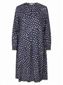 Masai kjole Nexora 1012184 - Farve Navy Blazer forfra – elegant damekjole
