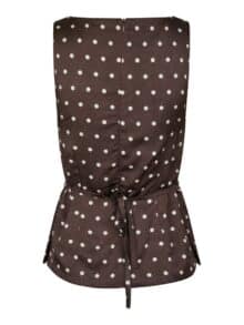 Neo Noir Top Nassa big dot - Dark Brown1