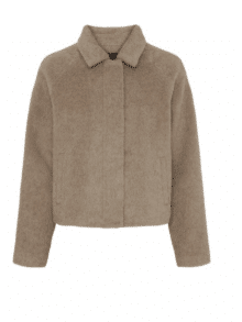 Notys Coat w short sleeves - Farve light oat