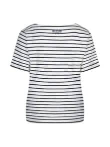 Red Button T-Shirt Terry Stripe - Dark Blue1