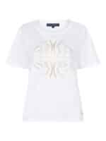 Red Button T-shirt Tee Temmy - Butter Yellow